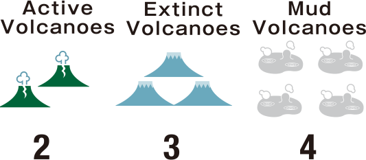 Akan Caldera's Volcanoes