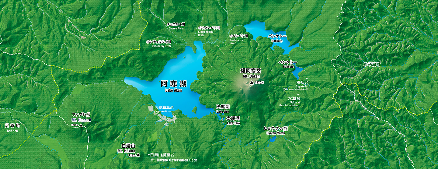 Lake Akan MAP